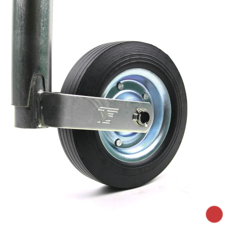 Детальное изображение товара - Опорное колесо Ø48мм TRAILERCOM 01012 PR (Red)