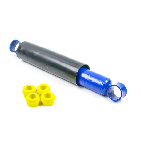 Изображение анонса товара - Амортизатор TRAILERCOM AM122121 (синий, втулки желтые)