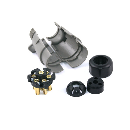 Детальное изображение товара - Вилка 7pin 12V TRAILERCOM ТМ3050 W