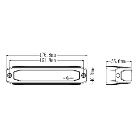 Детальное изображение товара - Светодиодный сигнальный фонарь LEDWORKER E5106 (18W, 10 режимов)