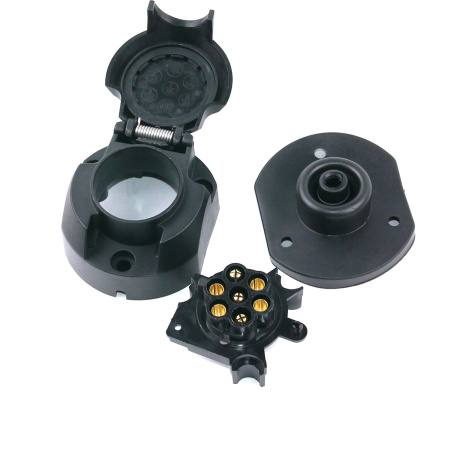 Детальное изображение товара - Розетка 7pin 12V TRAILERCOM TM3001C (пластик)
