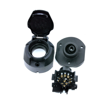 Детальное изображение товара - Розетка 13pin 12V TRAILERCOM 3008 (пластик)