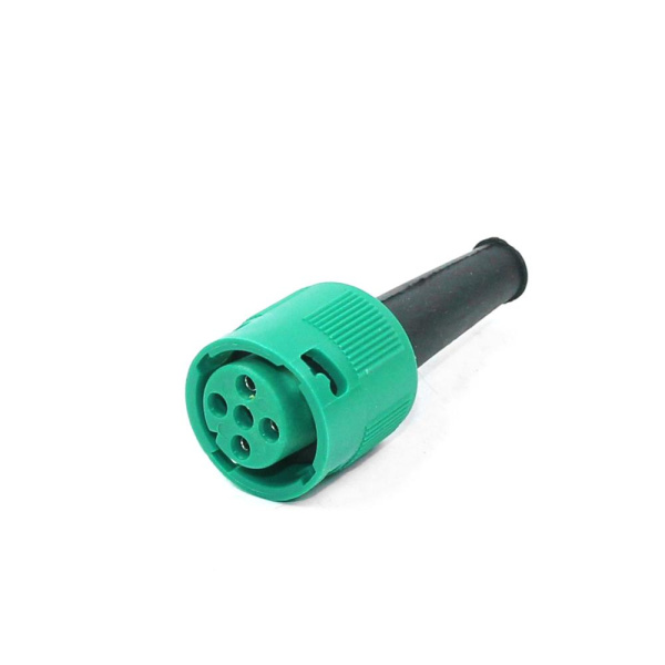 Коннектор Bajonet 5-pin LEDWORKER CON-GR-1 (зелёный)