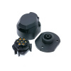 Детальное изображение товара - Розетка влагостойкая 7pin 12V TRAILERCOM TM3001 (пластик)