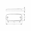 Детальное изображение товара - Фонарь габаритный LEDWORKER TRL016R LED (красный)