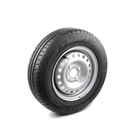 Детальное изображение товара - Колесо прицепа 175/70R13 CORDIANT COMFORT 2 86H + Диск TREBEL 42B40B 5.0*13 4*98 Silver