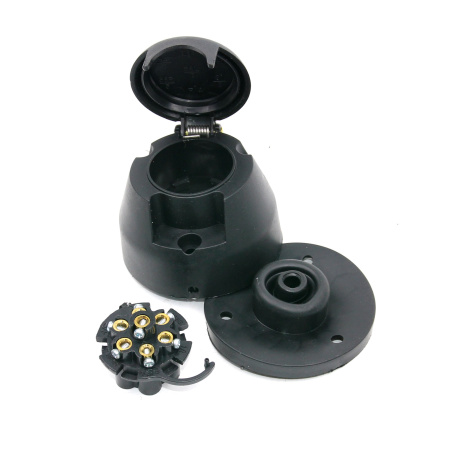 Детальное изображение товара - Розетка 7pin 12V TRAILERCOM TM3005 (пластик)