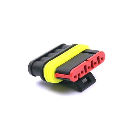 Детальное изображение товара - Коннектор AMP TRAILERCOM для проводов (5 WAY-папа)