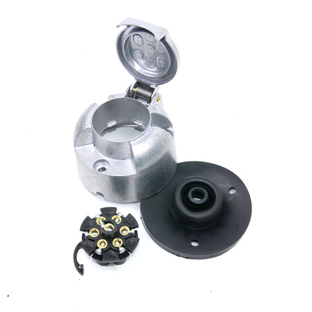 Детальное изображение товара - Розетка 7pin 12V TRAILERCOM TM3004C (металл)