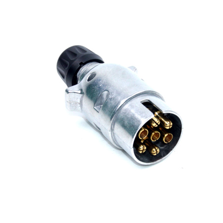 Детальное изображение товара - Вилка 7pin 12V TRAILERCOM 3053D (металл)