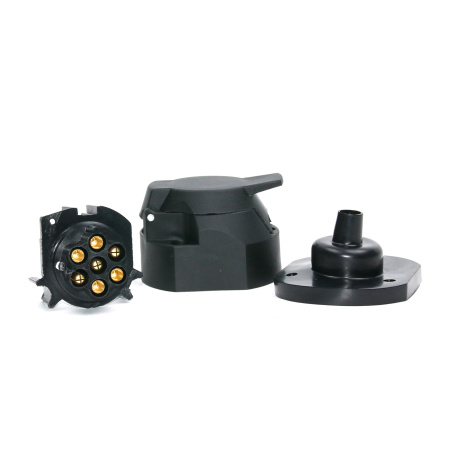Детальное изображение товара - Розетка влагостойкая 7pin 12V TRAILERCOM TMF1003 (пластик)