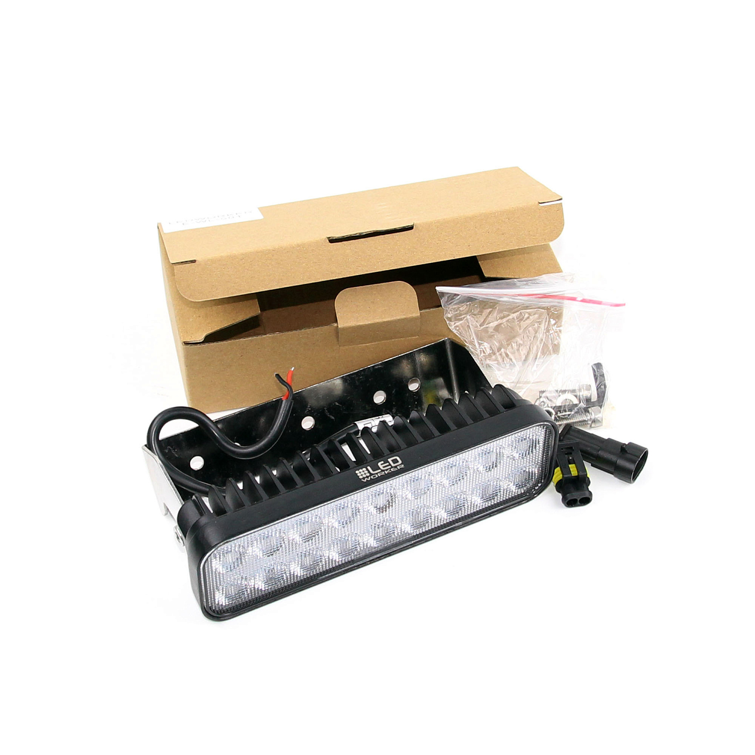 Светодиодная фара рабочего света LEDWORKER E-WL-501 (54W, 3960Lm, flood)