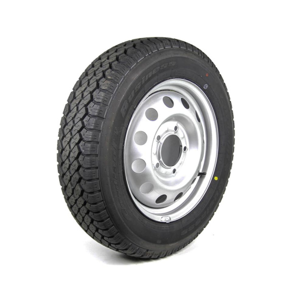 Колесо прицепа 185/75R16C Cordiant Business CA-1 + Диск ТЗСК 5.5*16 5*139.7 ET52 D98.6 Серебро