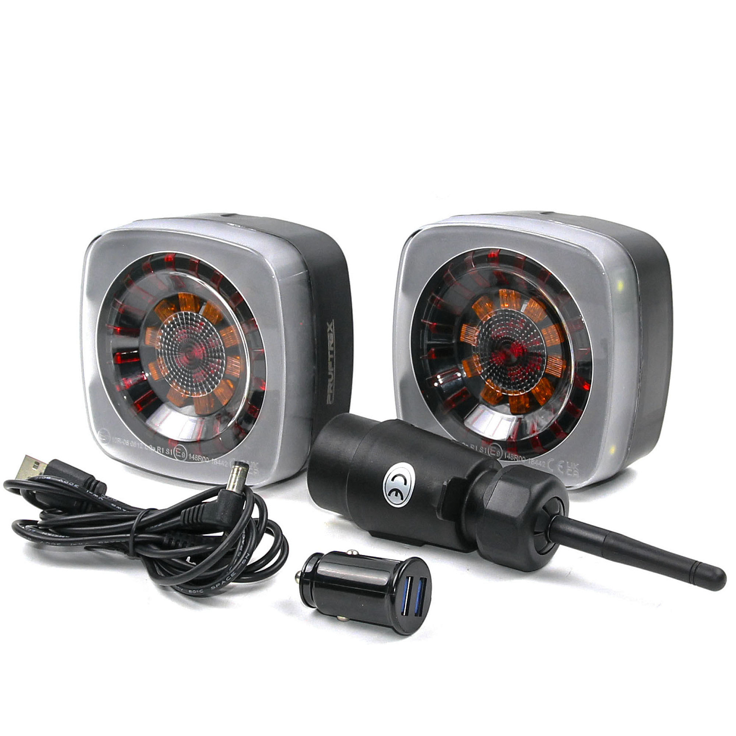 Беспроводной комплект LED фонарей E7504-1 многофункциональных PRUFTREX LRPRUD002