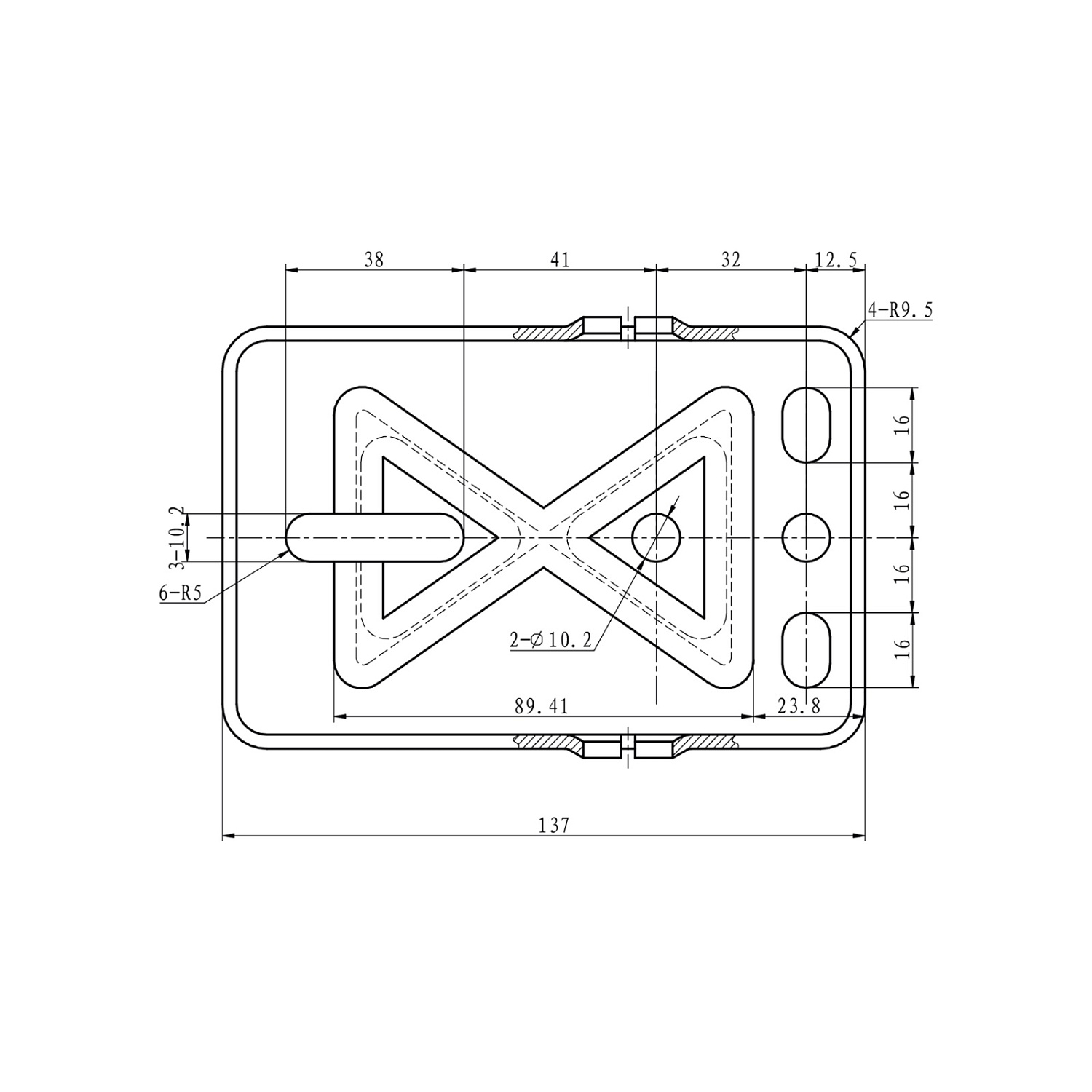 Лебедка ручная TRAILERCOM W1200LBS (545кг, фал 6м)