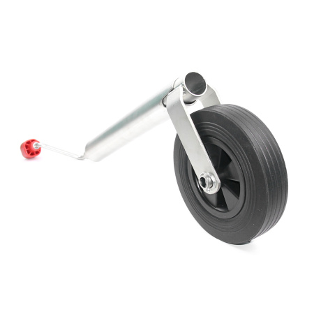 Детальное изображение товара - Опорное колесо Ø48мм TRAILERCOM 0903 PR (Red, диск пластик)