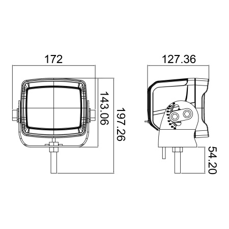 Детальное изображение товара - Светодиодная фара рабочего света LEDWORKER E2138 (150W, 15750Lm, super flood)