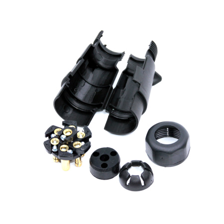 Детальное изображение товара - Вилка 7pin 12V TRAILERCOM 3050