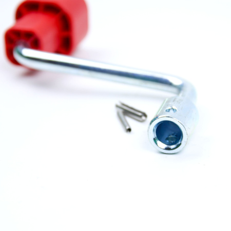 Детальное изображение товара - Рукоятка опорного колеса TRAILERCOM С Red (комплект)