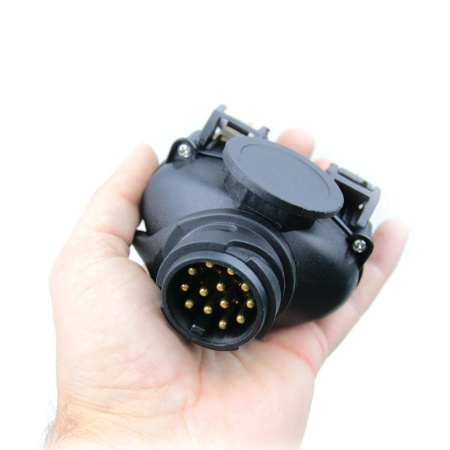Детальное изображение товара - Адаптер-переходник 13/2x7pin 12V TRAILERCOM TM3036