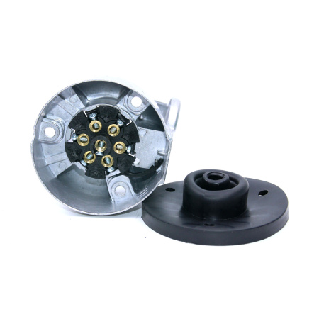 Детальное изображение товара - Розетка 7pin 12V TRAILERCOM TM3004C (металл)