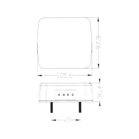 Детальное изображение товара - Фонарь задний многофункциональный LEDWORKER TRL003 LED Bajonet R