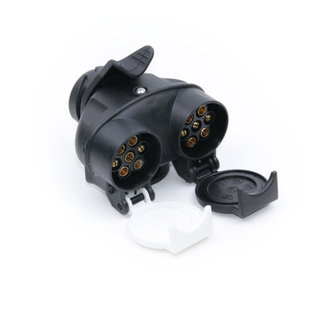 Детальное изображение товара - Адаптер-переходник 13/2x7pin 12V TRAILERCOM TM3036
