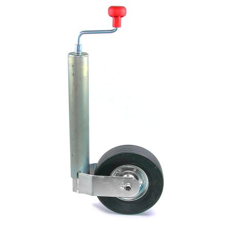 Детальное изображение товара - Опорное колесо Ø60мм TRAILERCOM С (до 400кг, Red)