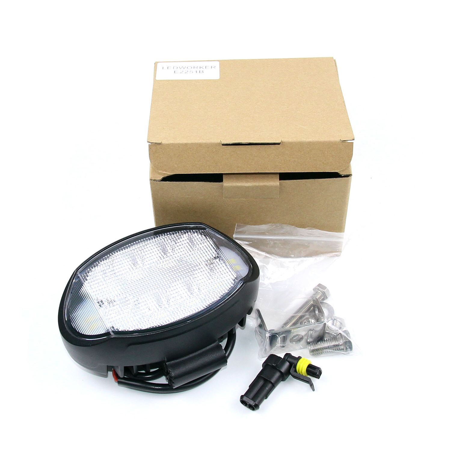 Светодиодная фара рабочего света LEDWORKER E2251B (60W, 9720Lm, flood)