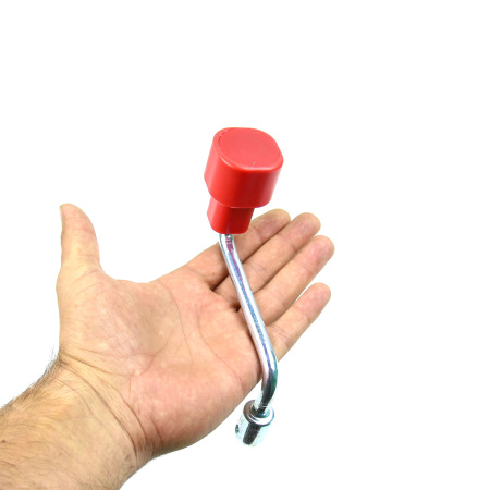 Детальное изображение товара - Рукоятка опорного колеса TRAILERCOM С Red (комплект)