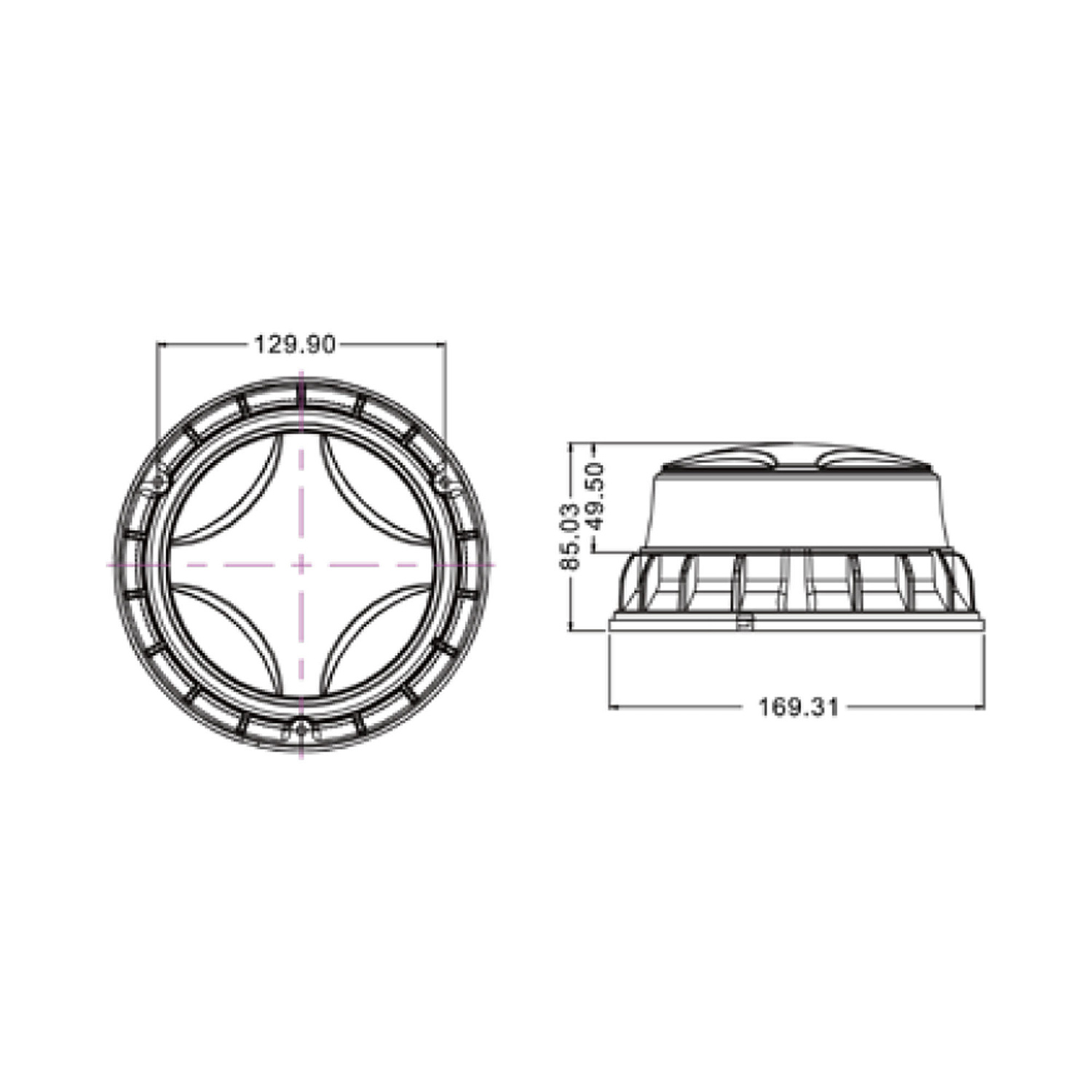 Светодиодный сигнальный фонарь LEDWORKER E5108 (10 режимов)